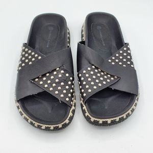 Daniel Cassin studded strap slide 36/5.5
